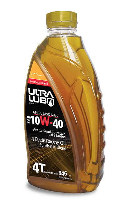 Synthetic blend oil bottle 10W-40